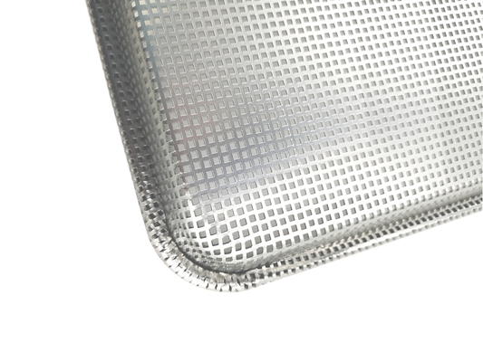 26 x 18 Zoll 1,2 mm perforierte Metallplatte perforierte flache Backplatte perforierte Aluminiumplatte Draht-in-the-Rim-Blattplatte