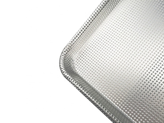 26*18 Zoll 1,2 mm Aluminiumperforierte nichtklebende Backplatte nichtklebende perforierte Backpfanne Drahtnetz Backpfanne