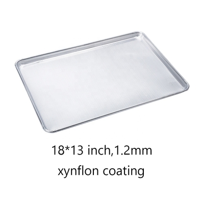 13 * 18 Zoll 1,2 mm Aluminium-Tray Beschichtung Pfanne nicht klebrig Pfanne Fleisch Pfanne heiße Tablette