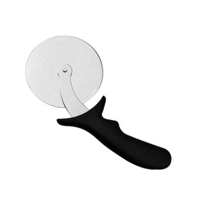 10cm Edelstahl 430 Pizza-Rad-Schneider mit Pp-Griff Rund-Kunststoff-Schneider Server