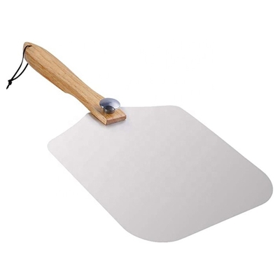 12&quot;X14&quot;X25' Pizza-Werkzeuge Aluminium-Faltbar Pizza-Schale Klappbare Pizza-Schale mit Eichengriff