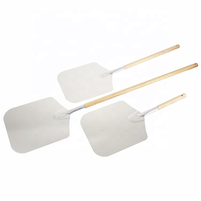 Pizza-Werkzeuge Holz-Aluminium-Pizza-Schale Holzgriff Pizza-Schaufel Mehrfache