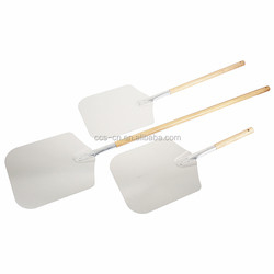Pizza-Werkzeuge Holz-Aluminium-Pizza-Schale Holzgriff Pizza-Schaufel Mehrfache