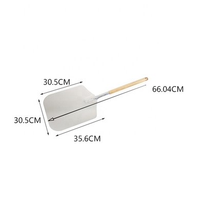 12'*14'*26' Holzgriff Pizza-Schale Aluminium-Pizzaschaufel für Bar