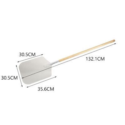132cm Langgriff Pizza Schalen Aluminium Schaufel Bandejas De Pasapalos De Piedra Pala Ofen Pi 12 X 14 Aluminium