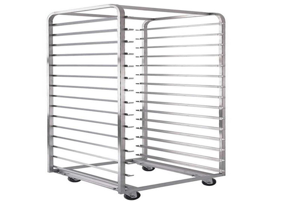 RK Backwaren China 15 Schalen Edelstahl Backschalen Trolley Brot Ofen Backregal
