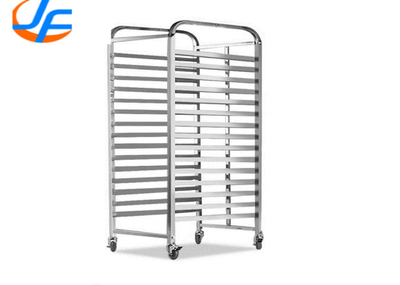 RK Bakeware China Foodservice NSF Edelstahl mobile Lebensmittelkarre GN1/1 Pan Tray Trolley Ofen Rack