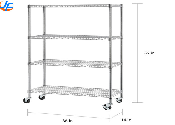 RK Bakeware China Foodservice 2/3/4 Tiers Stahl Trolley Service-Wagen, Edelstahl Trolley Materialverteilung