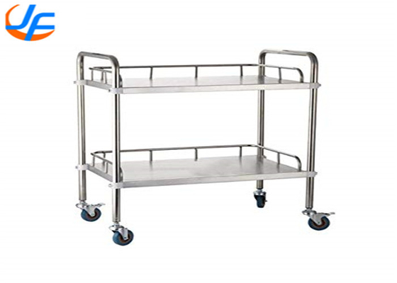 RK Bakeware China Foodservice 2/3/4 Tiers Stahl Trolley Service-Wagen, Edelstahl Trolley Materialverteilung