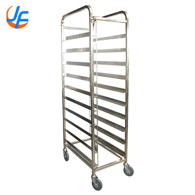 RK Bakeware China-Nesting Commercial Trolley Rack aus Edelstahl / kundenspezifisches Backregal für industrielle Bäckereien