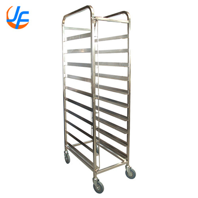 RK Bakeware China-Nesting Commercial Trolley Rack aus Edelstahl / kundenspezifisches Backregal für industrielle Bäckereien