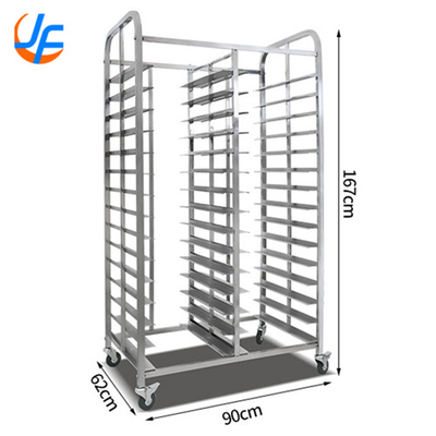 RK Bakeware China-Nesting Commercial Trolley Rack aus Edelstahl / kundenspezifisches Backregal für industrielle Bäckereien