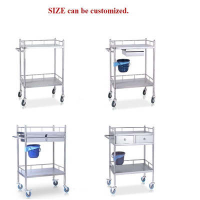 RK Bakeware China Foodservice NSF Edelstahl Krankenhaus medizinischer Wagen mit Schubladen