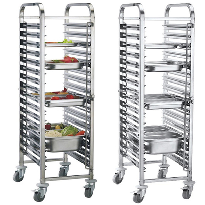 201 304 316 Lebensmittelqualität Edelstahl 32 Behälter Tray Trolley/Gastronorm Trolley/Food Trolley zum Verkauf
