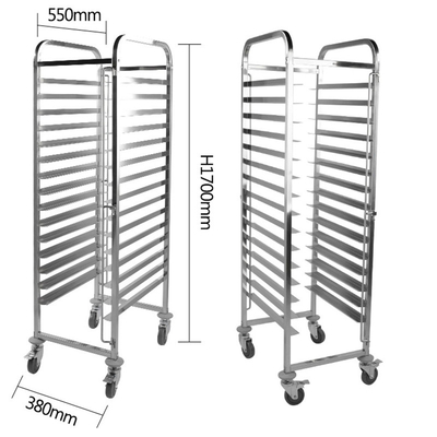 201 304 316 Lebensmittelqualität Edelstahl 32 Behälter Tray Trolley/Gastronorm Trolley/Food Trolley zum Verkauf