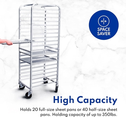 Rk Bakeware China Foodservice 36527 Commercial 20 Tier Aluminiumblech-Pannenregal