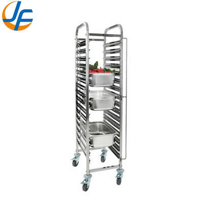 Rk Bakeware China-Z Rahmen 20 Pan End Last Edelstahl Nester Trolley Bun Blatt Pan Rack - zusammengebaut