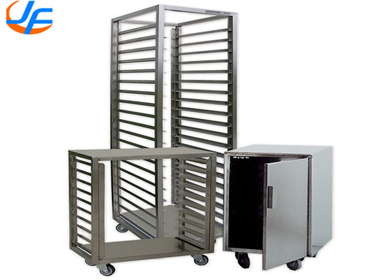 RK Bakeware China Foodservice NSF Aluminium Backflasche Trolley Bun Pan Rack Ofenregal