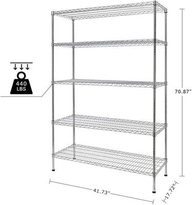 Rk Bakeware China Foodservice Commercial Wire Regal Schwerlast Metall Lagerregal Regal für die Küche